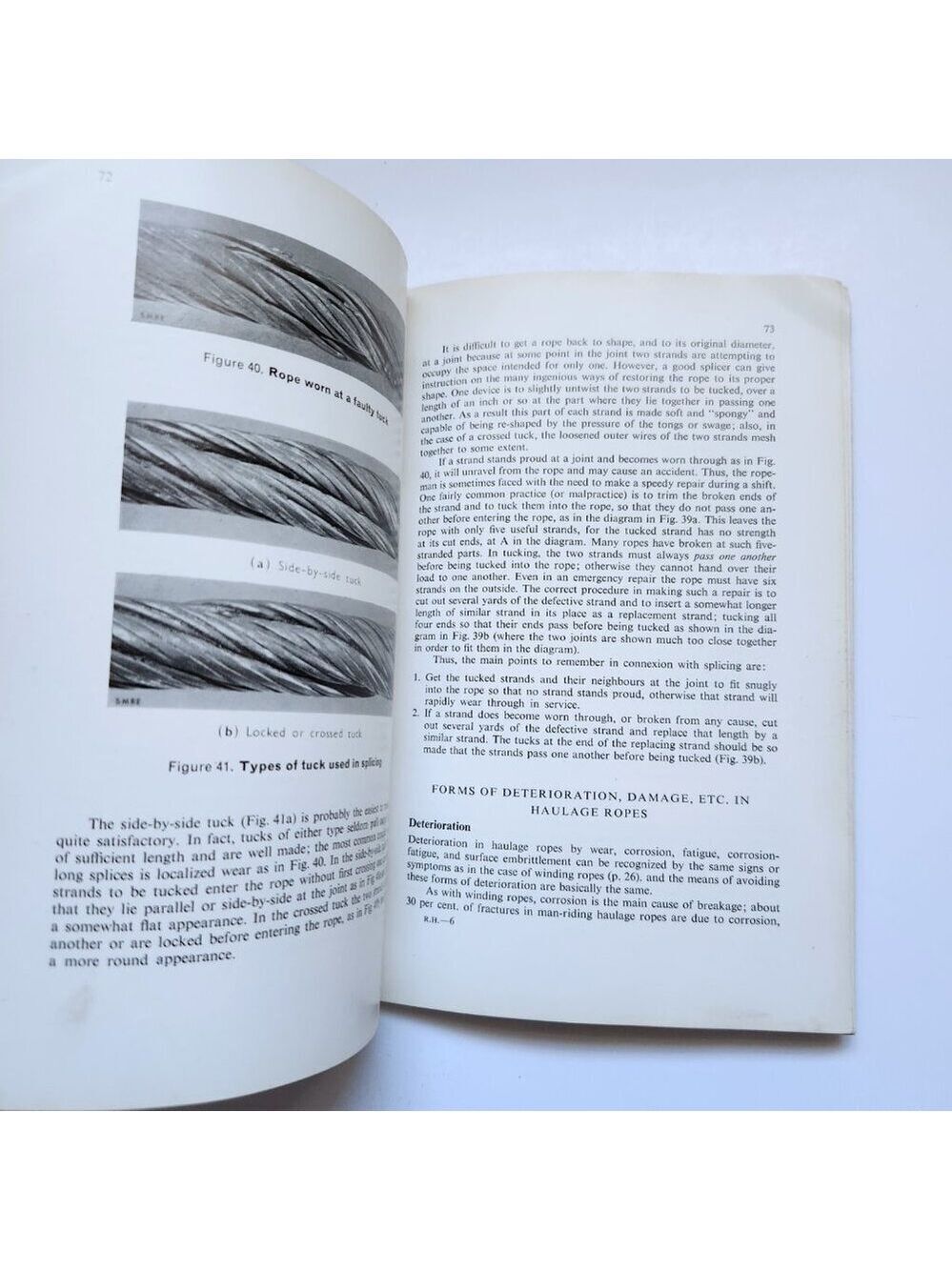 National Coal Board - Ropeman's Handbook 1966 Types of Rope Used for Mining Work - Picture 13 of 14